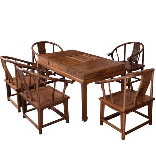 家具 鸡翅木茶桌 中式仿古实木功夫茶桌 红木茶桌椅组合特价【产品